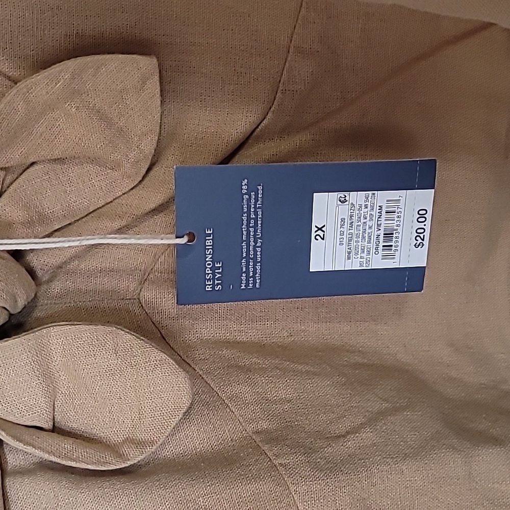 ✨️Bundle of 2 Womens Linen Cropped blouses✨️ - Picture 5 of 9